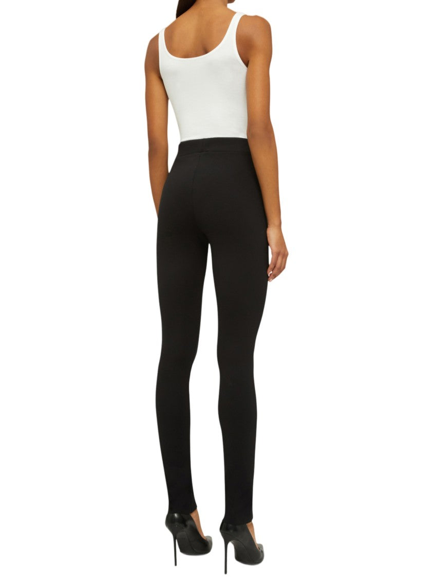Wolford Midnight Grace High-Waisted Leggings With Ankle Slits