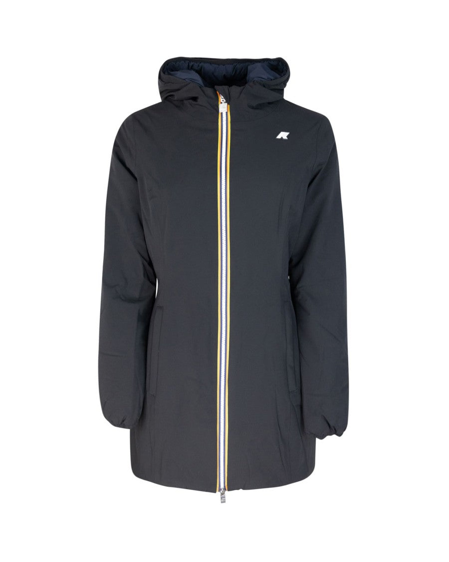 K-Way Denise St Warm Double Jacket - Blue/Black