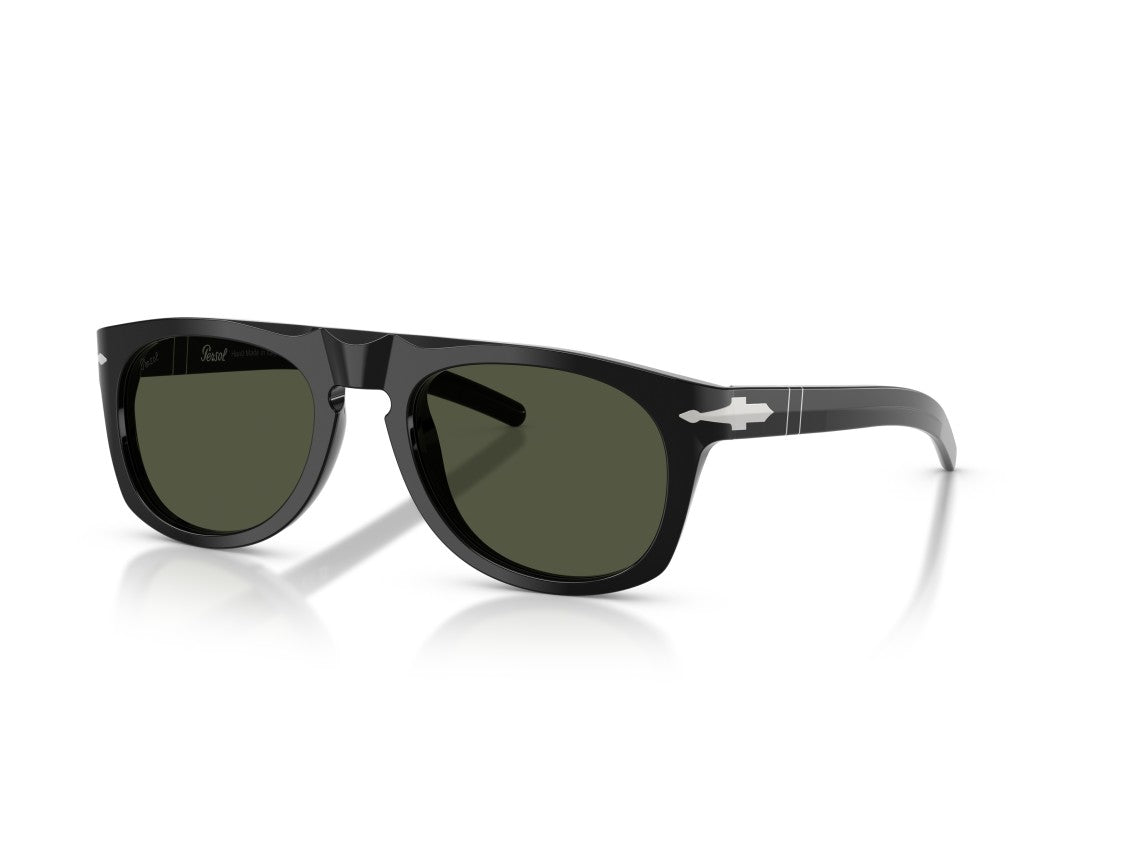 Persol Silver 0Po3401s Acetate Square Sunglasses