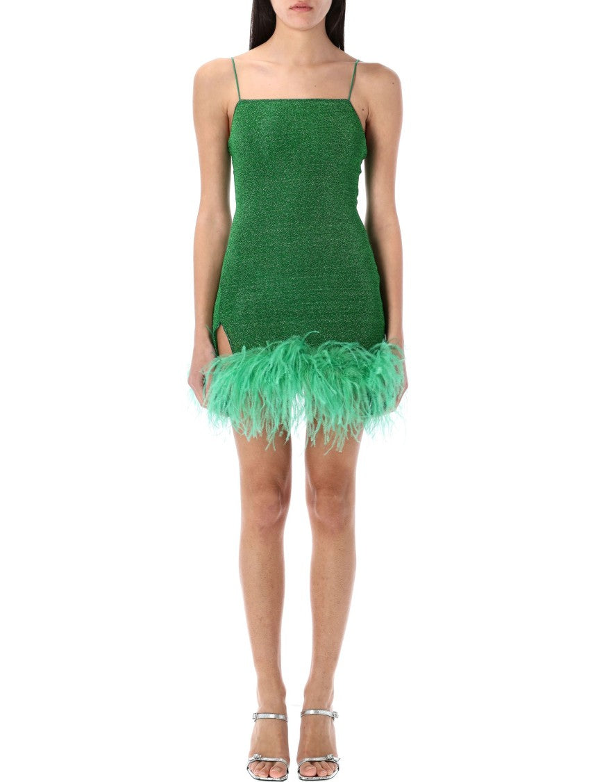 Oséree Lumiere Plumage Mini Dress
