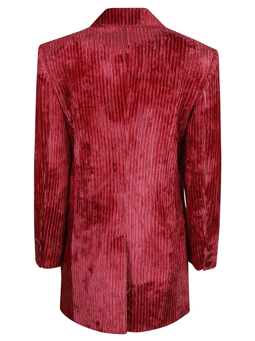 Isabel Marant Double-Breasted Corduroy Jacket With Tailored Fit