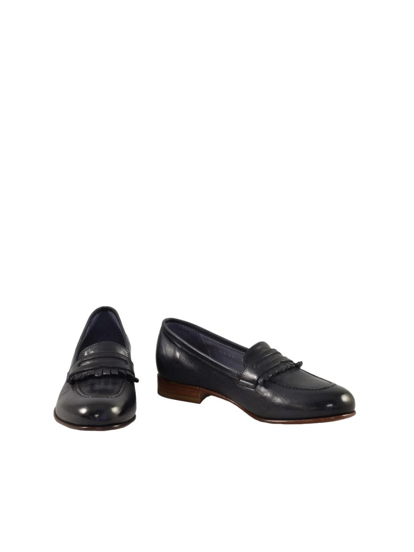 Botti 1913 Blue Leather Classic Shoes