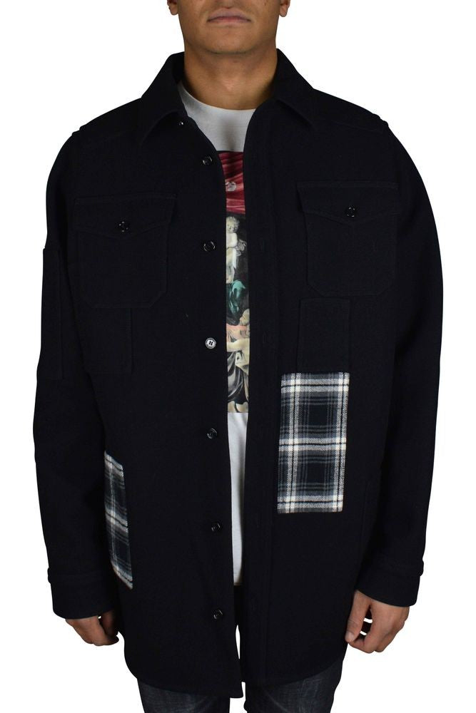 Off-White Contemporary Wool Blend Coat