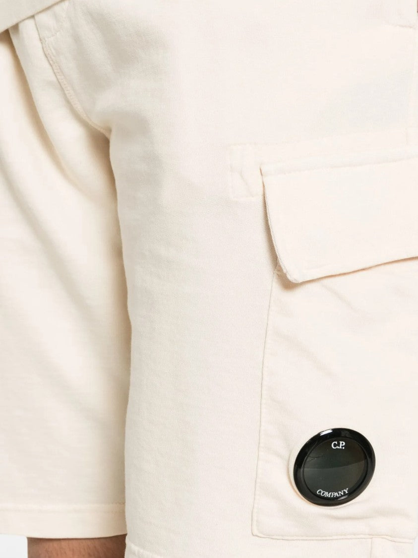 C.P. Company Mid-Thigh Length Minimalist Shorts With Elasticated Waistband