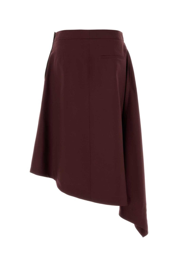 Bottega Veneta Grape Wool Skirt