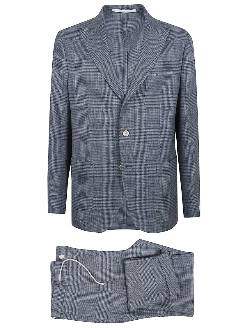 Eleventy Sophisticated Linen And Wool Blend Suit