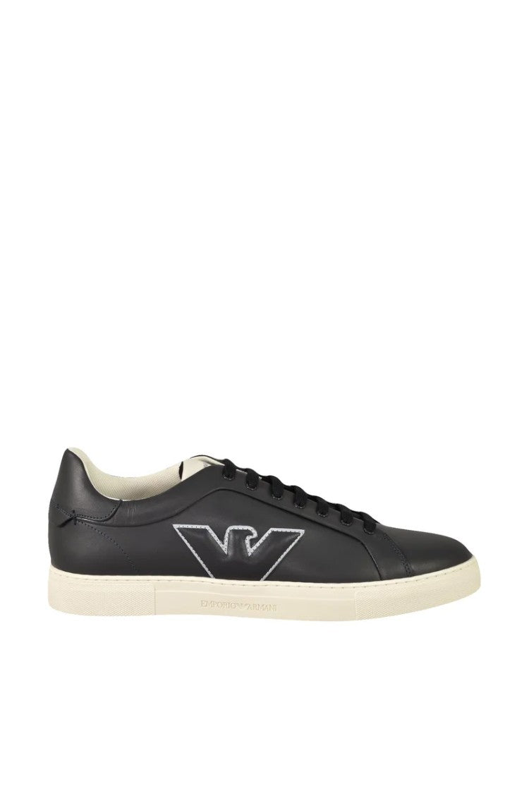 Emporio Armani Embroidered Logo Low-Top Sneakers