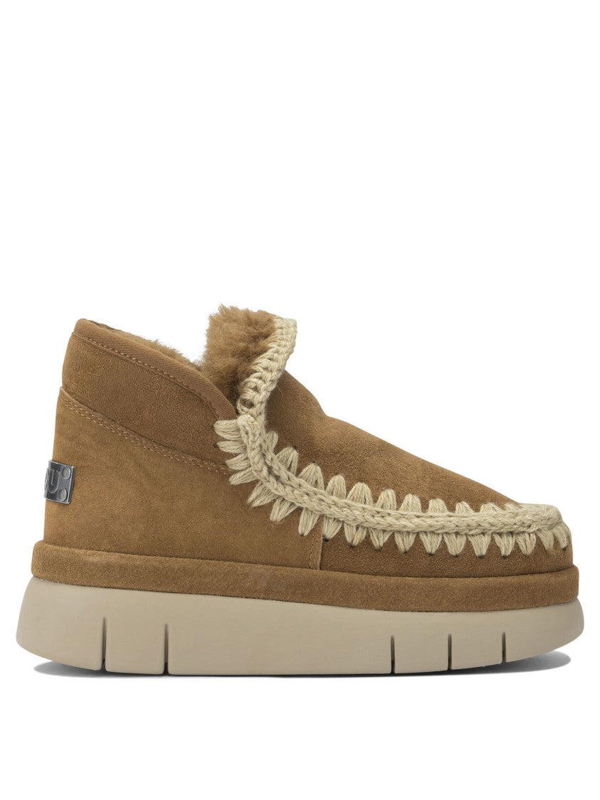 Mou Sheepskin Ankle Boots