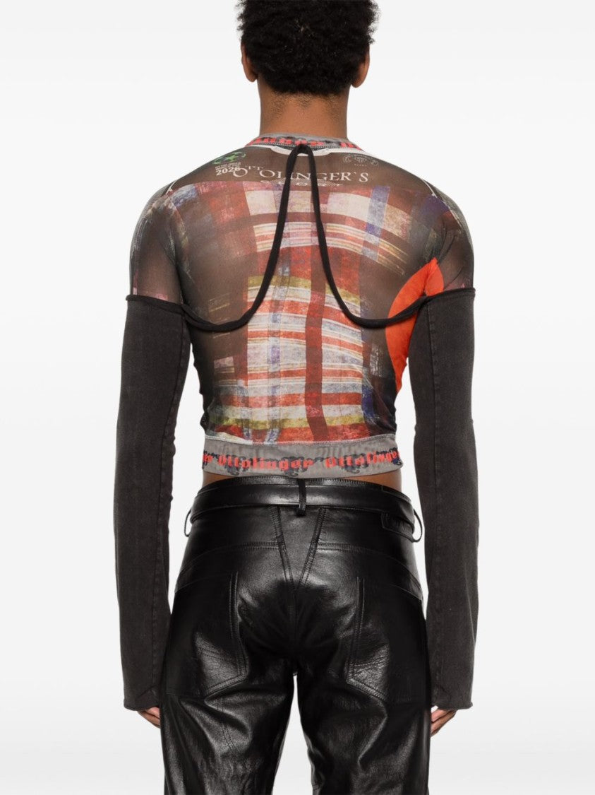 Ottolinger Long-Sleeved Top With Abstract Print