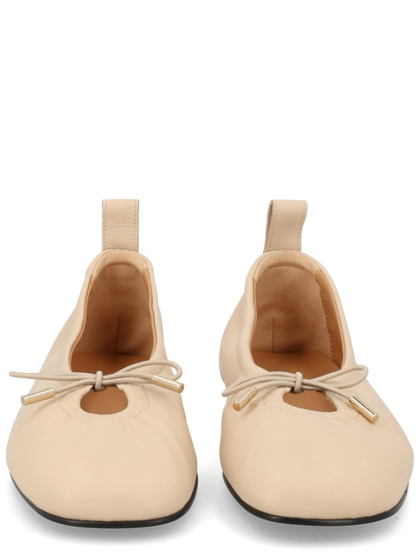 Alohas Rosalind Keyhole Cutout Bow Flats