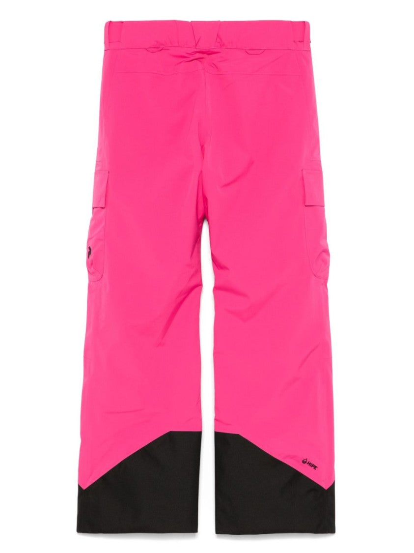 Peak Performance Insulated Pink Ski Trousers With Straight Leg Design