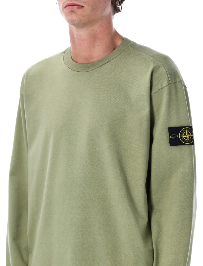 Stone Island Heavy Cotton Crewneck Sweatshirt