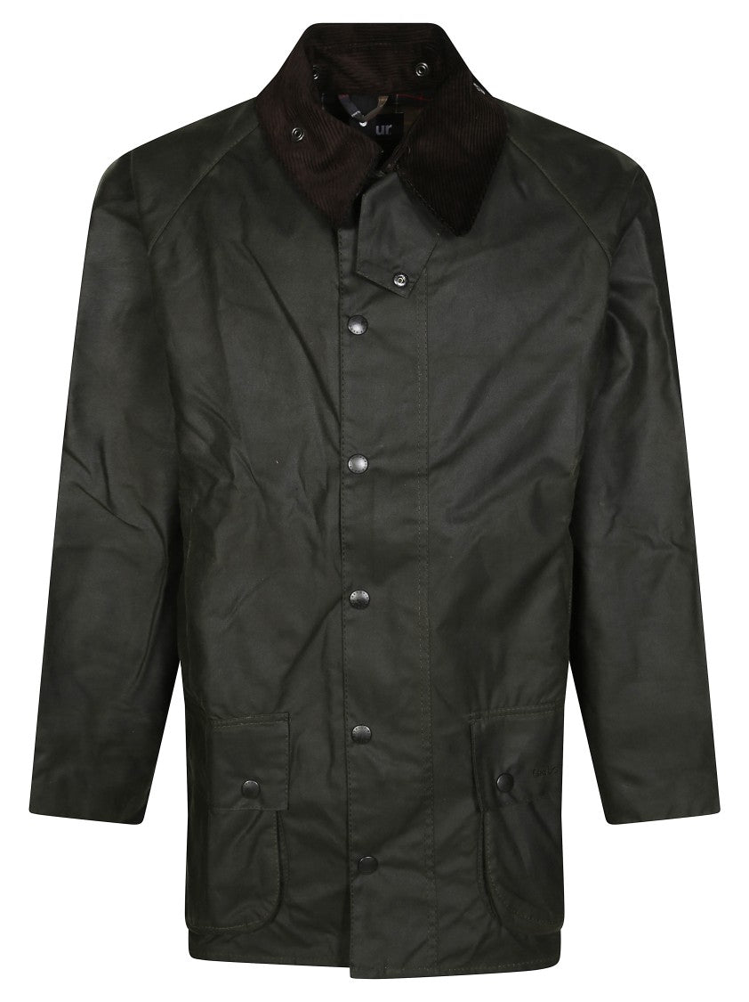 Barbour Rugged Dark Green Waxed Parka
