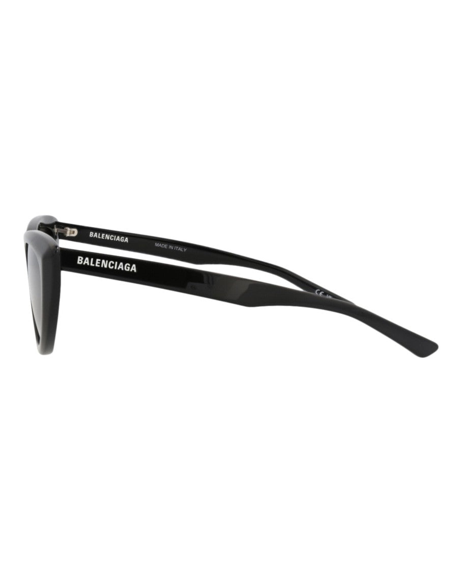 Balenciaga Cat Eye-Frame Acetate Sunglasses With Angular Edges