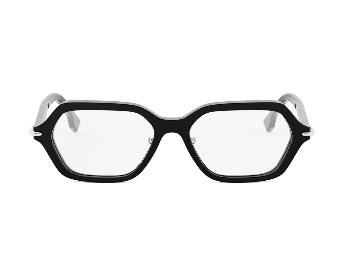 Fendi Fe50125f Bold Geometric Hexagonal Eyewear