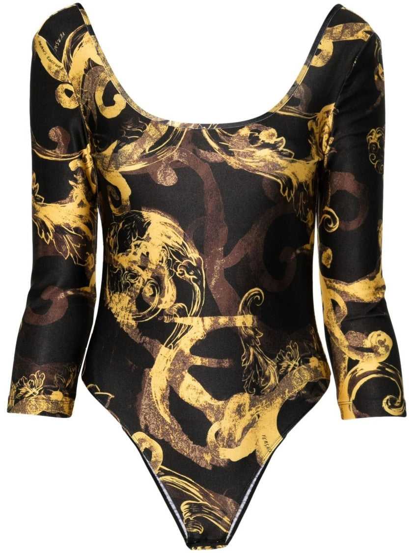 Versace Jeans Couture Watercolour Couture Bodysuit