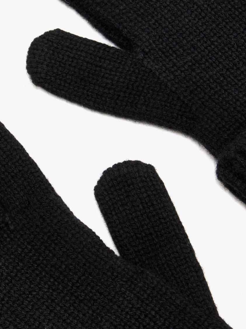 Gucci Black Viglos Knitted Gloves