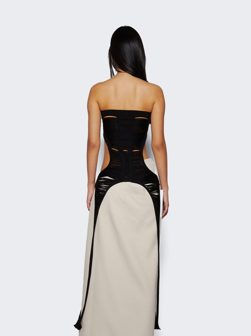 Rick Owens Tanja Long Tank Strapless Top Black