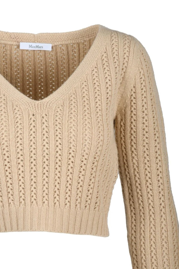 Max Mara Ifrem Short Sweater - Beige