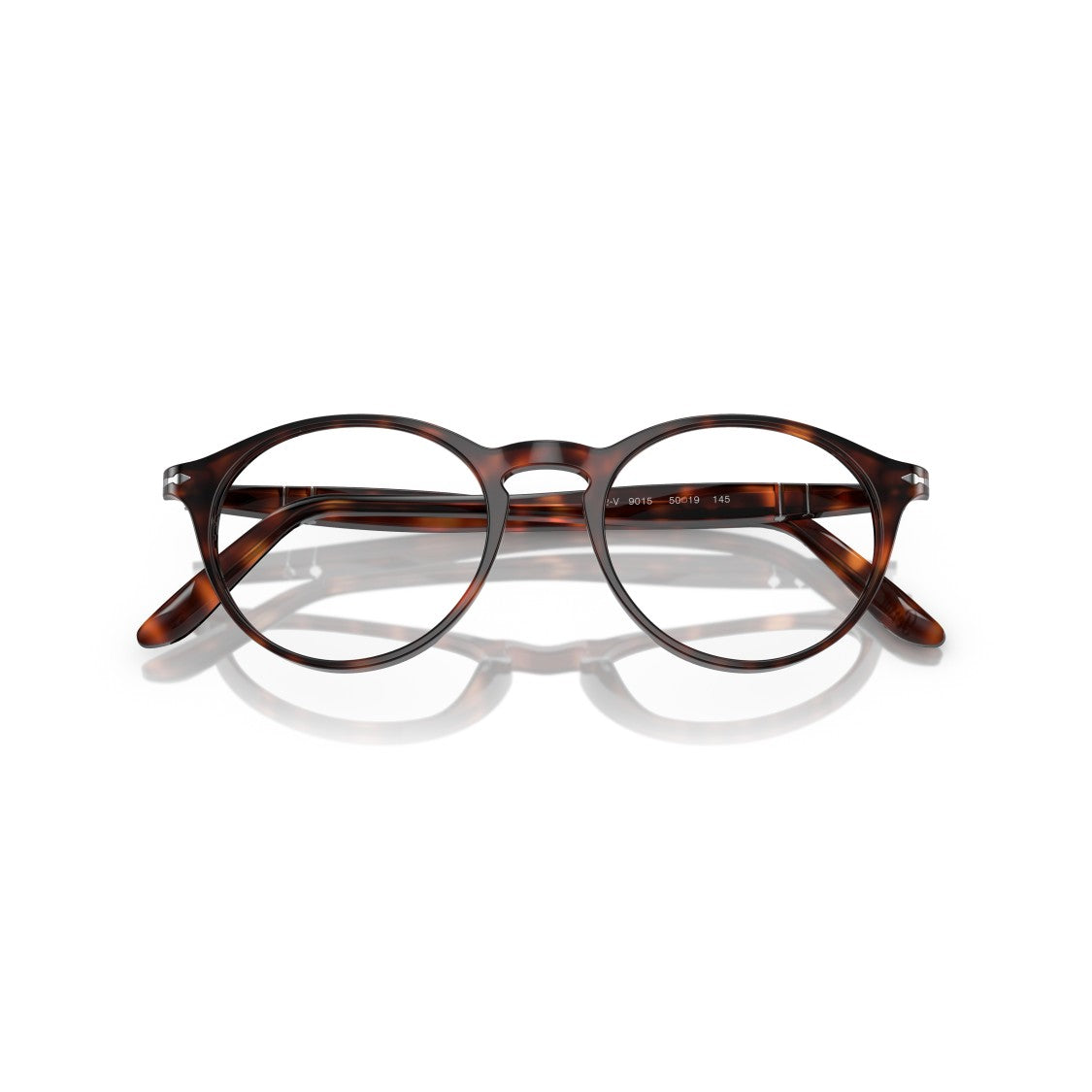 Persol 0Po3092v Round Acetate Eyeglasses With Tortoiseshell Pattern