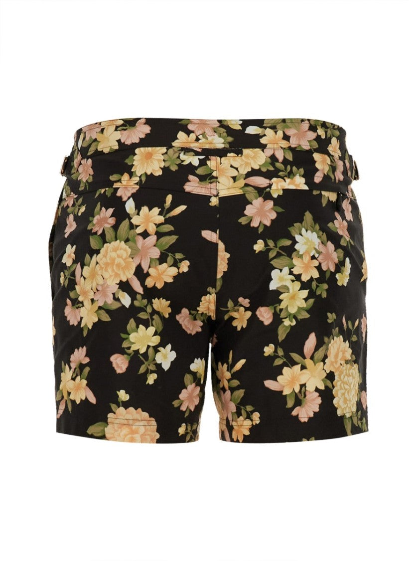 Tom Ford Floral-Patterned Swimsuit With Tailored Fit
