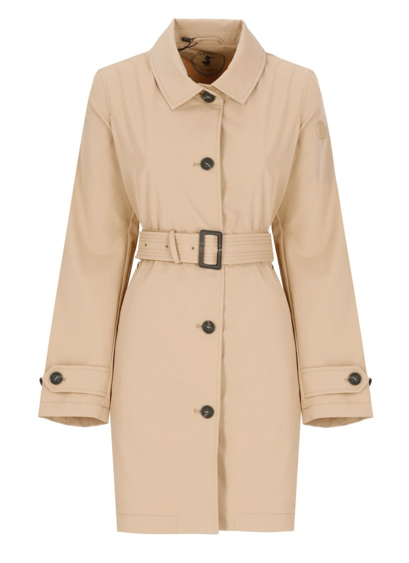 Save The Duck Beige Verve Raincoat