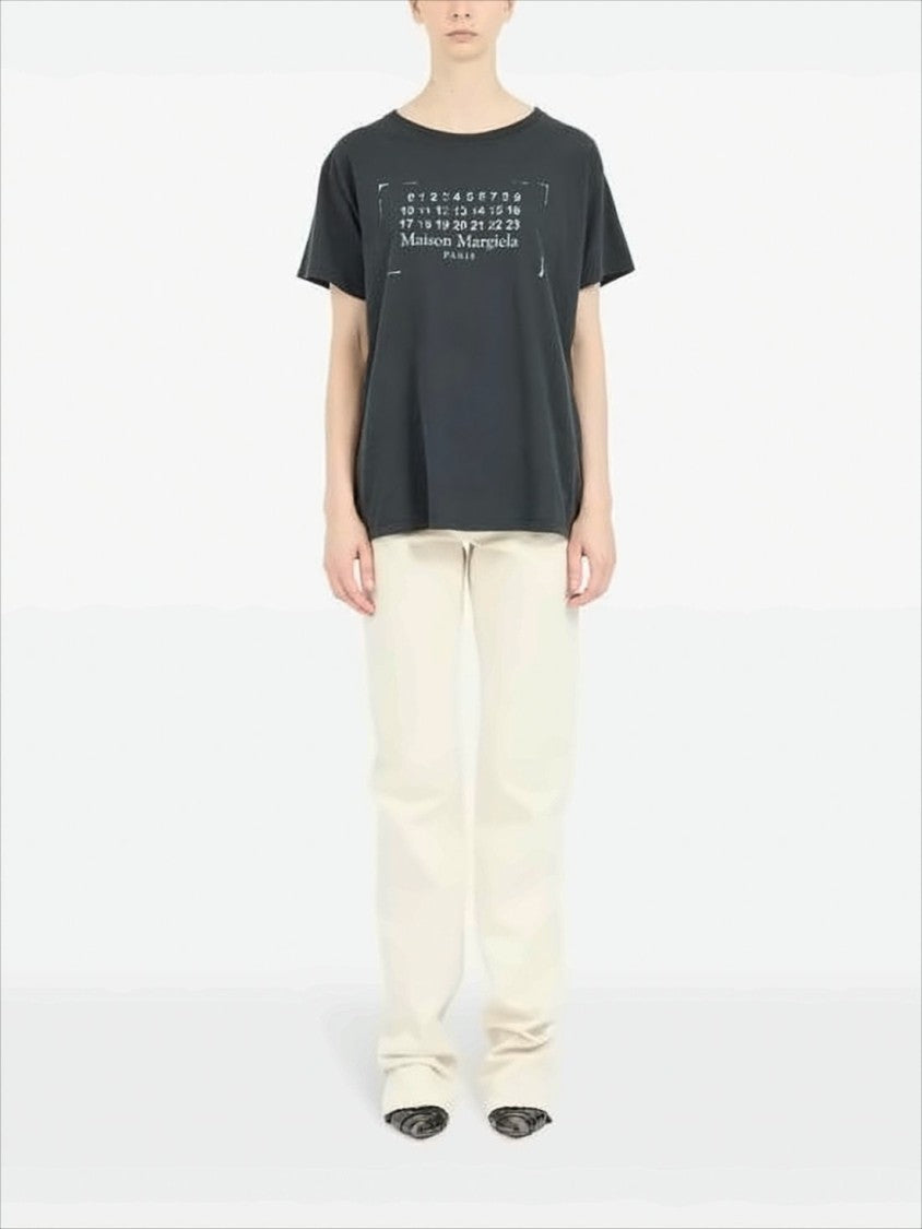 Maison Margiela Relaxed-Fit Cotton T-Shirt With Graphic Art
