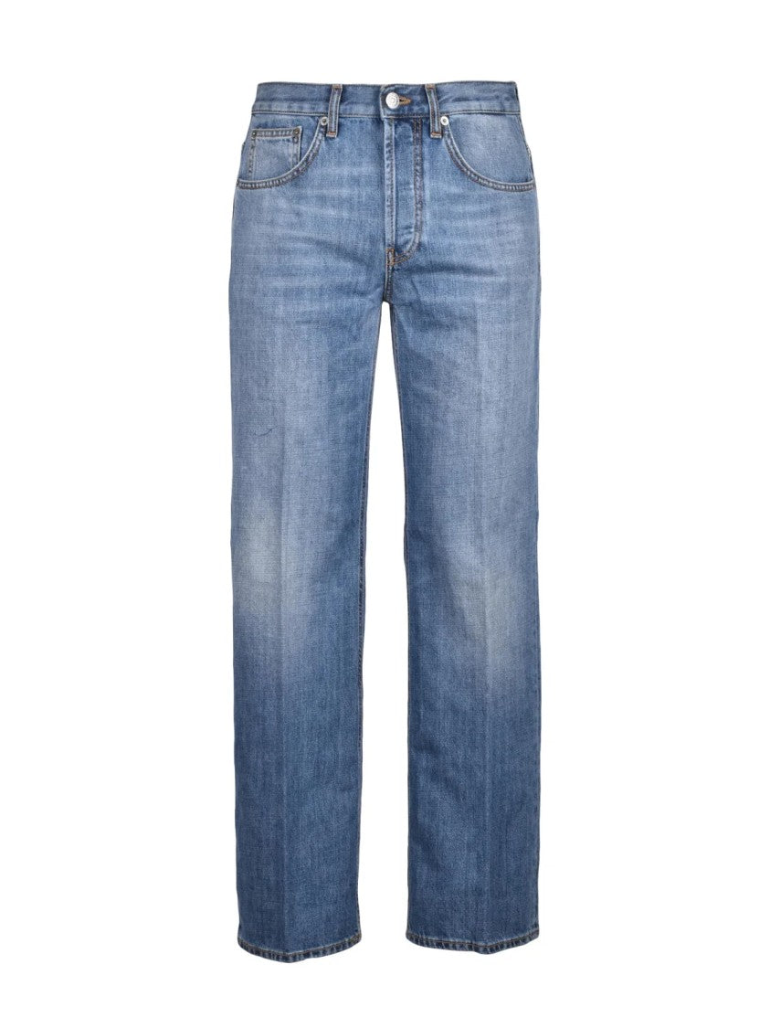 Dondup Blue Jacklyn Cotton Jeans