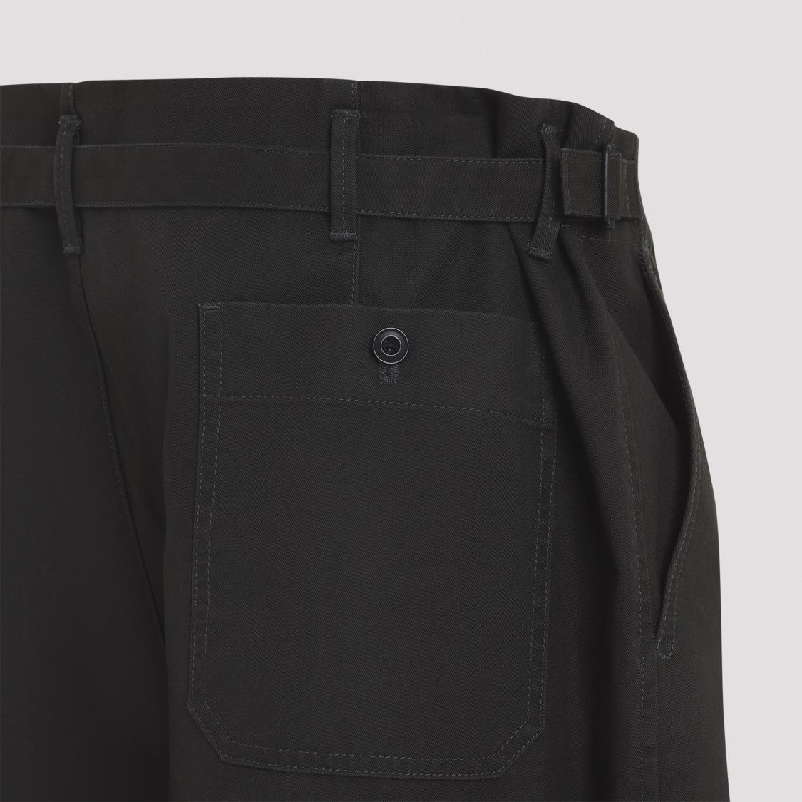 Lemaire Espresso Brown Carrot Pants