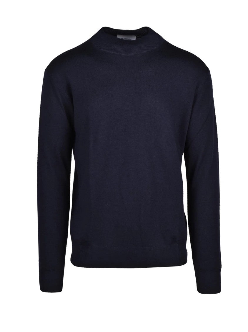 Dressism. Turtleneck Knit Sweater With High Neck Design