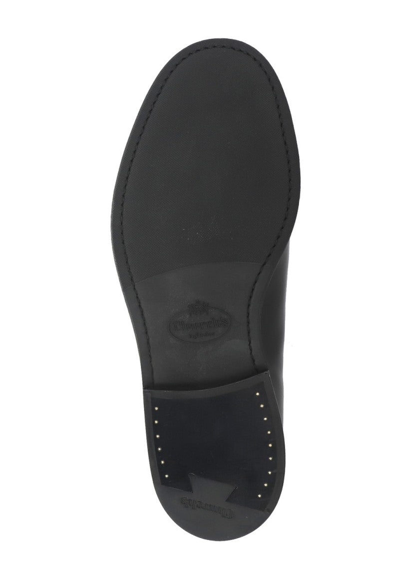 Church's Polished Black Leather Lace-Up Shoes