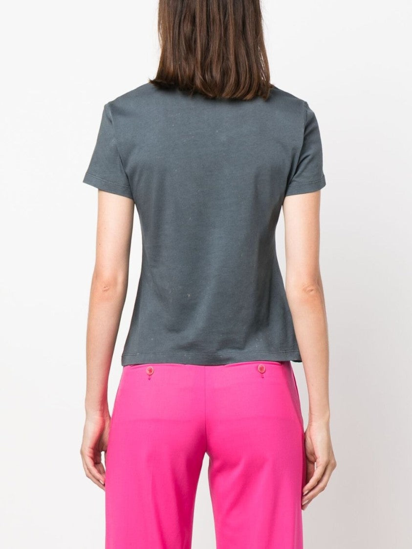 Blumarine Washed Cotton T-Shirt