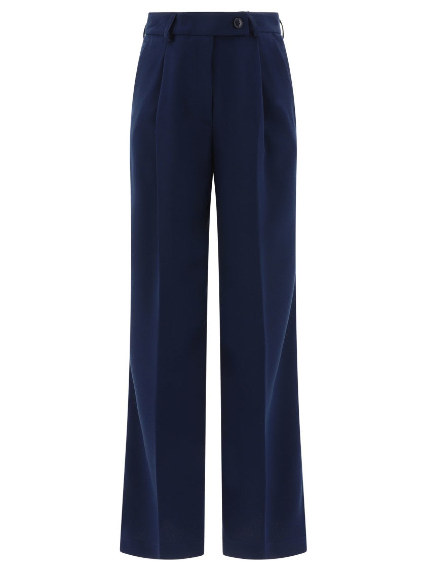 F.It Tailored Trousers With Pressed Crease