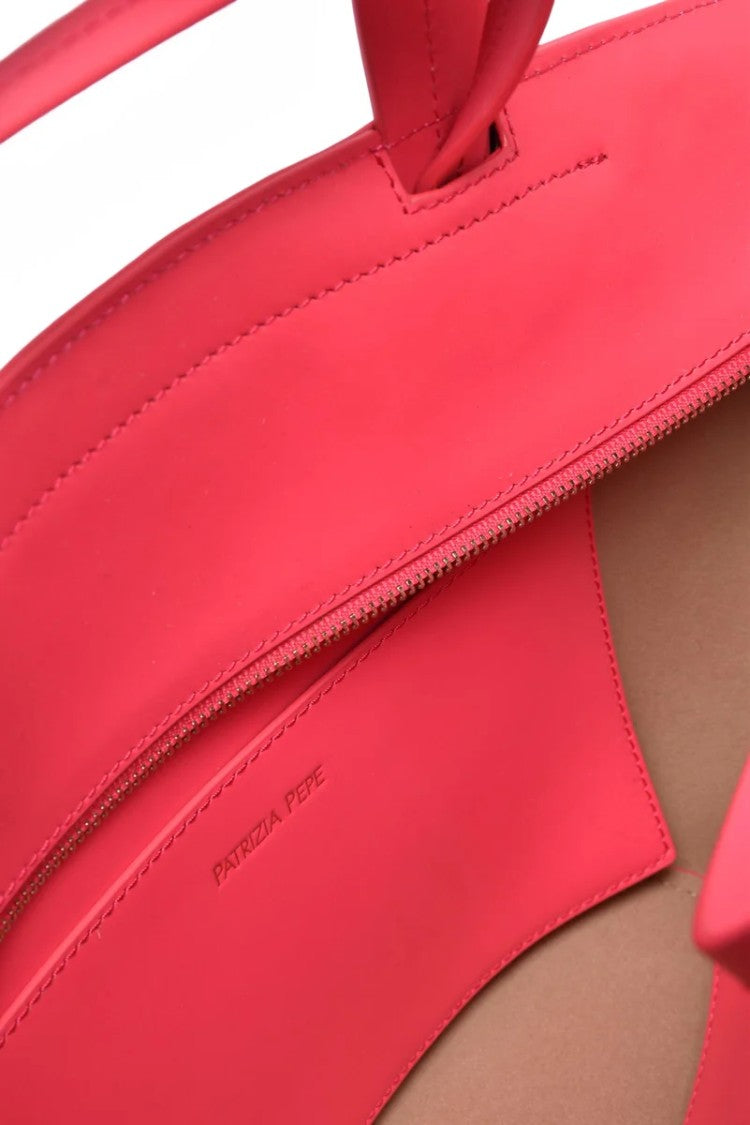 Patrizia Pepe Shoulder Bag Leather - Fuchsia