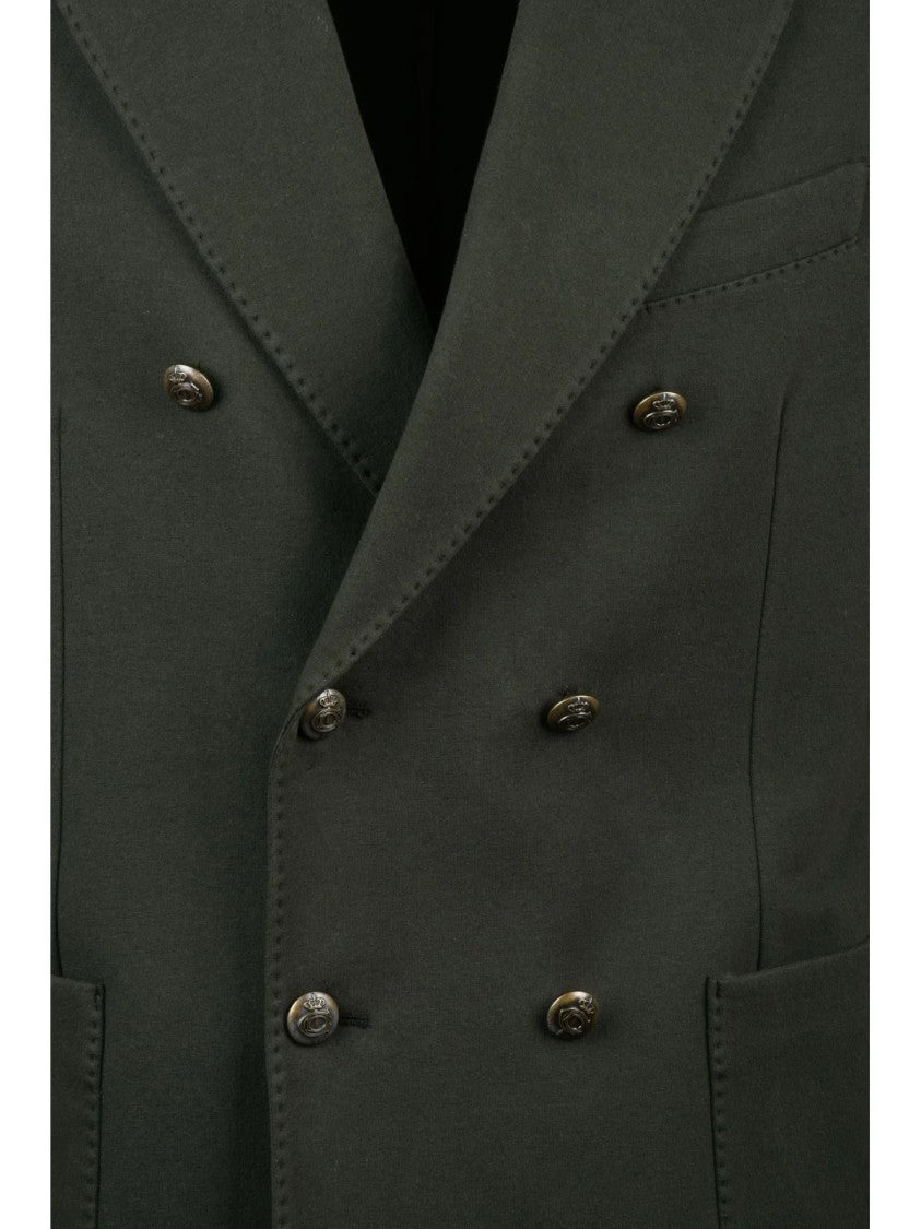 Circolo 1901 Double-Breasted Jacket With Wide Lapels And Metallic Buttons