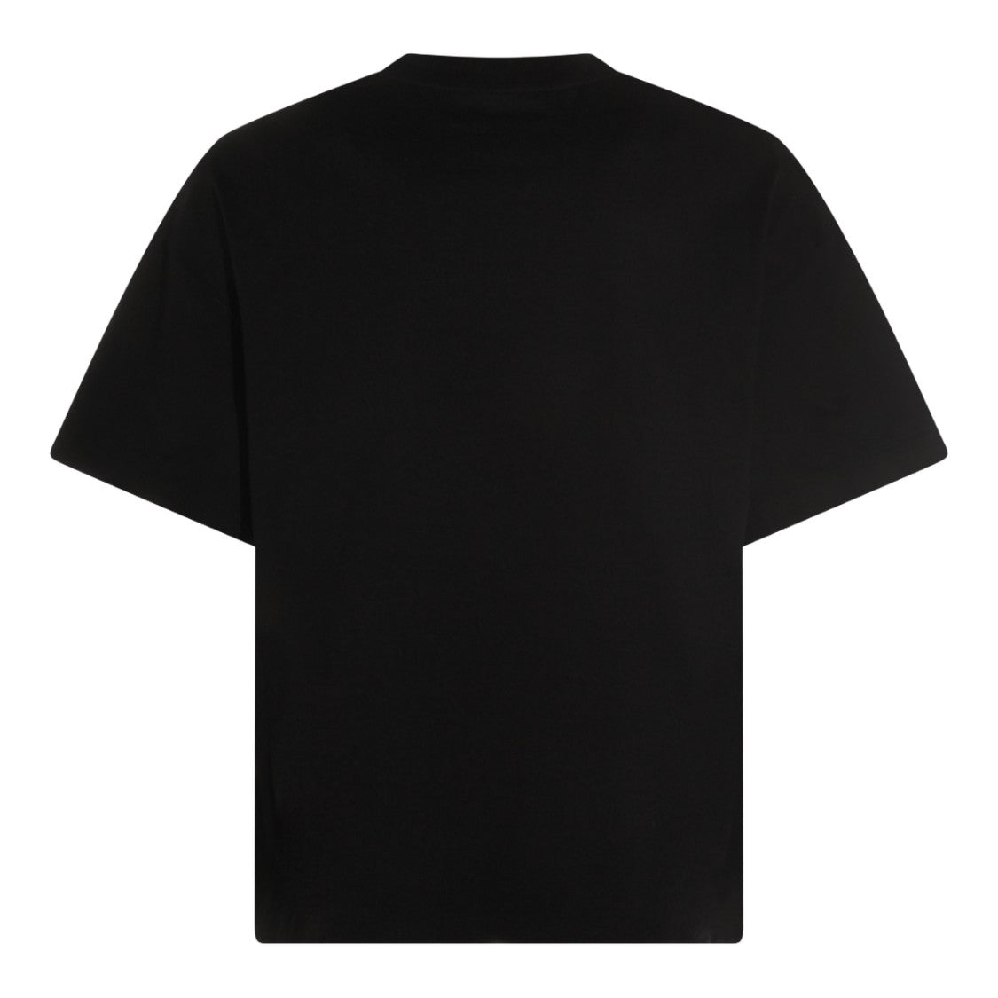 Jil Sander Short-Sleeve Black T-Shirt With Bold Logo Text