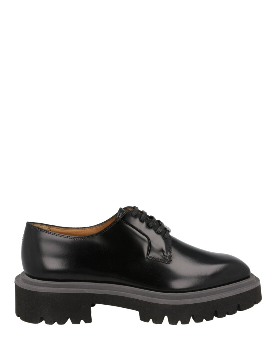 Ferragamo Flicker Leather Dress Shoes