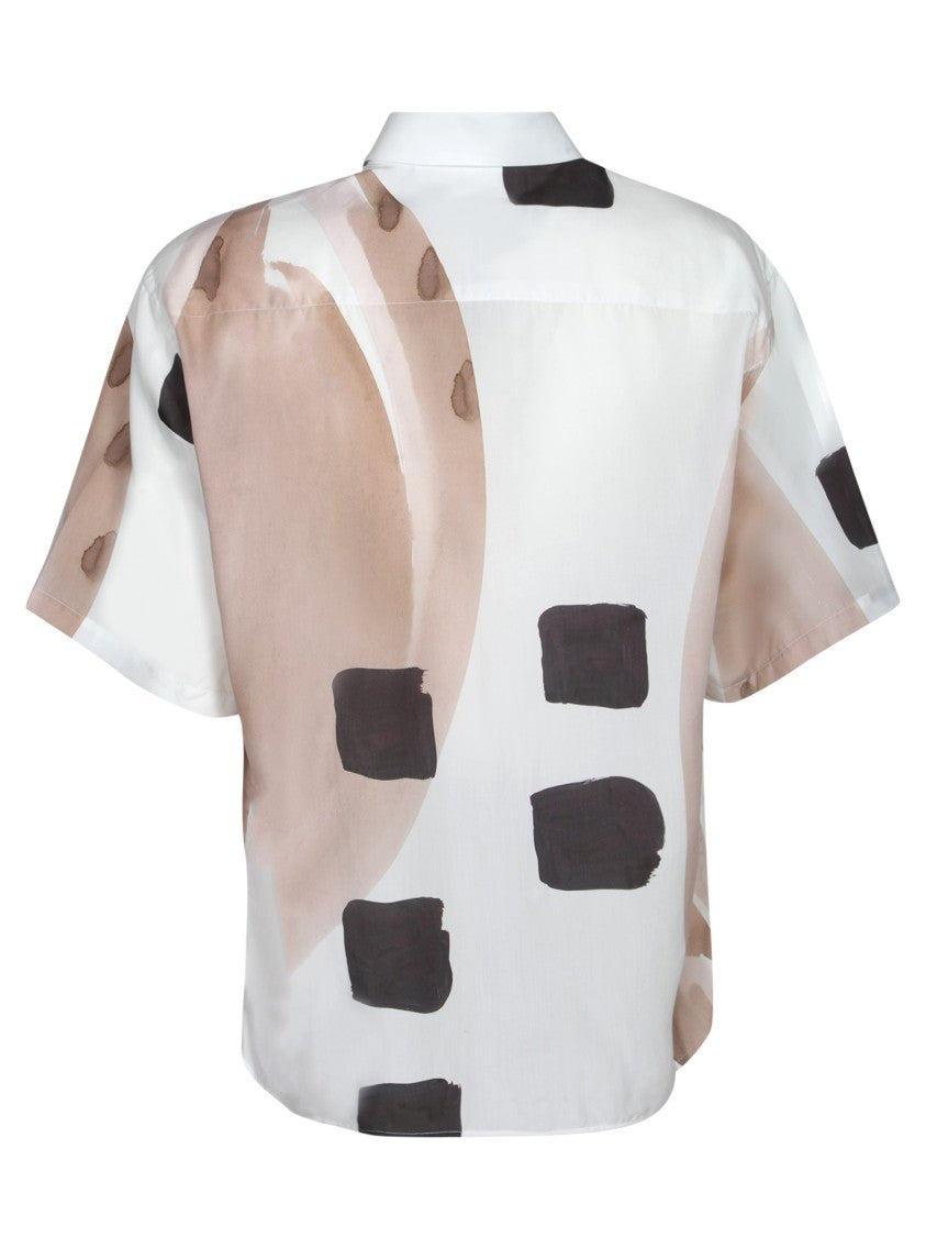 Costumein Abstract Multi-Color Linen Shirt