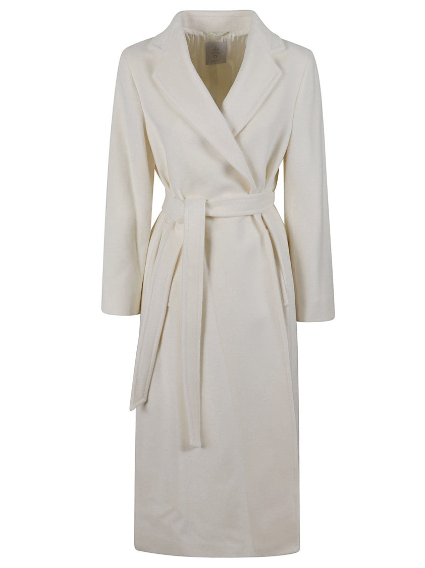 Eleventy Long Belted Coat
