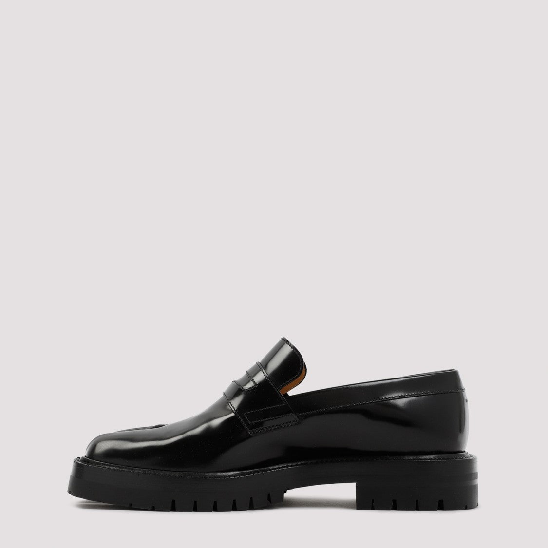 Maison Margiela Black Leather Tabi County Loafer
