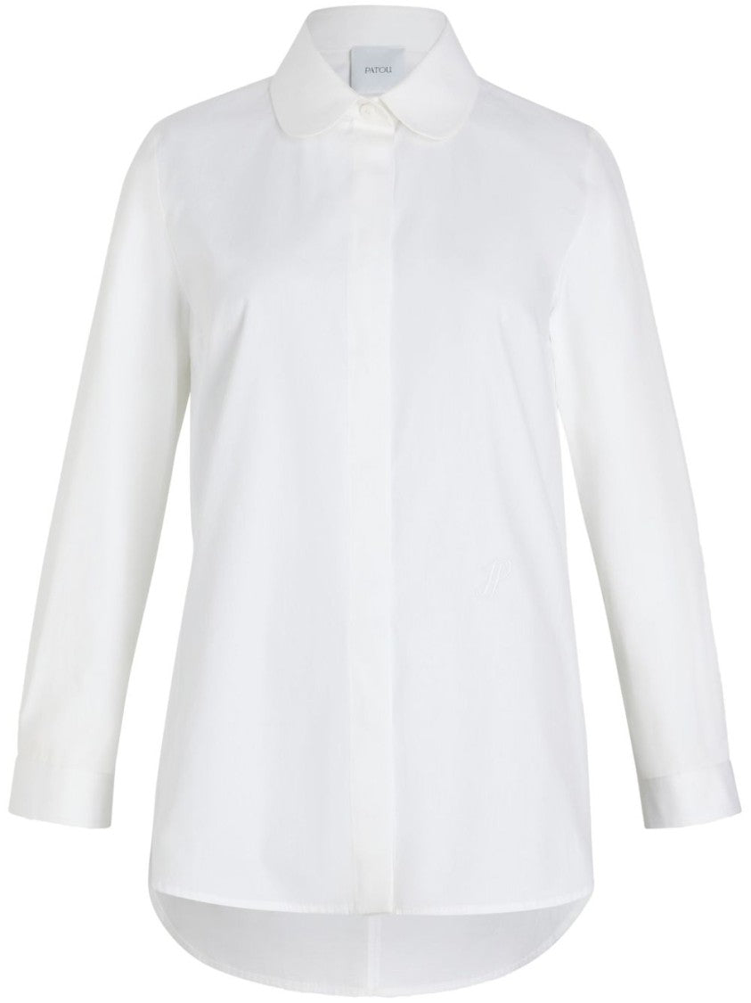 Patou Fitted Shirt With Peter Pan Collar