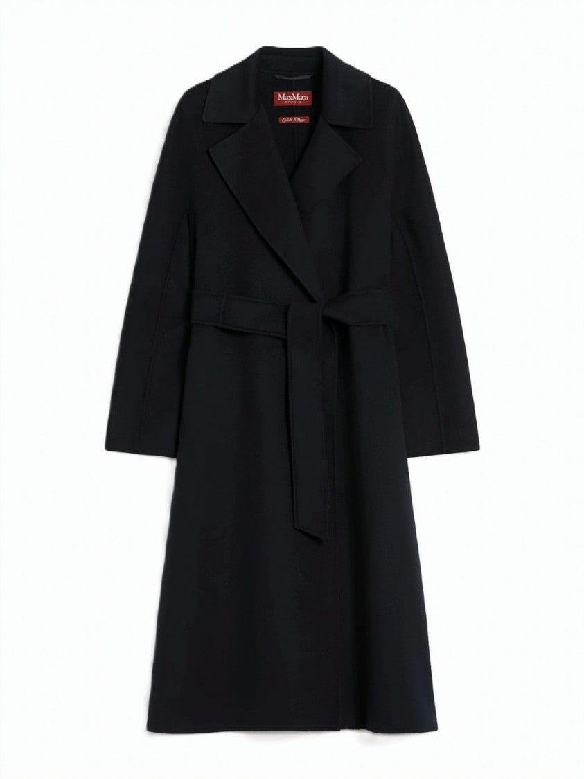 Max Mara Tailored Long Coat With Wide Lapel