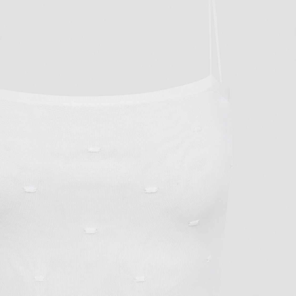Jacquemus The Plumetis Viscose Top