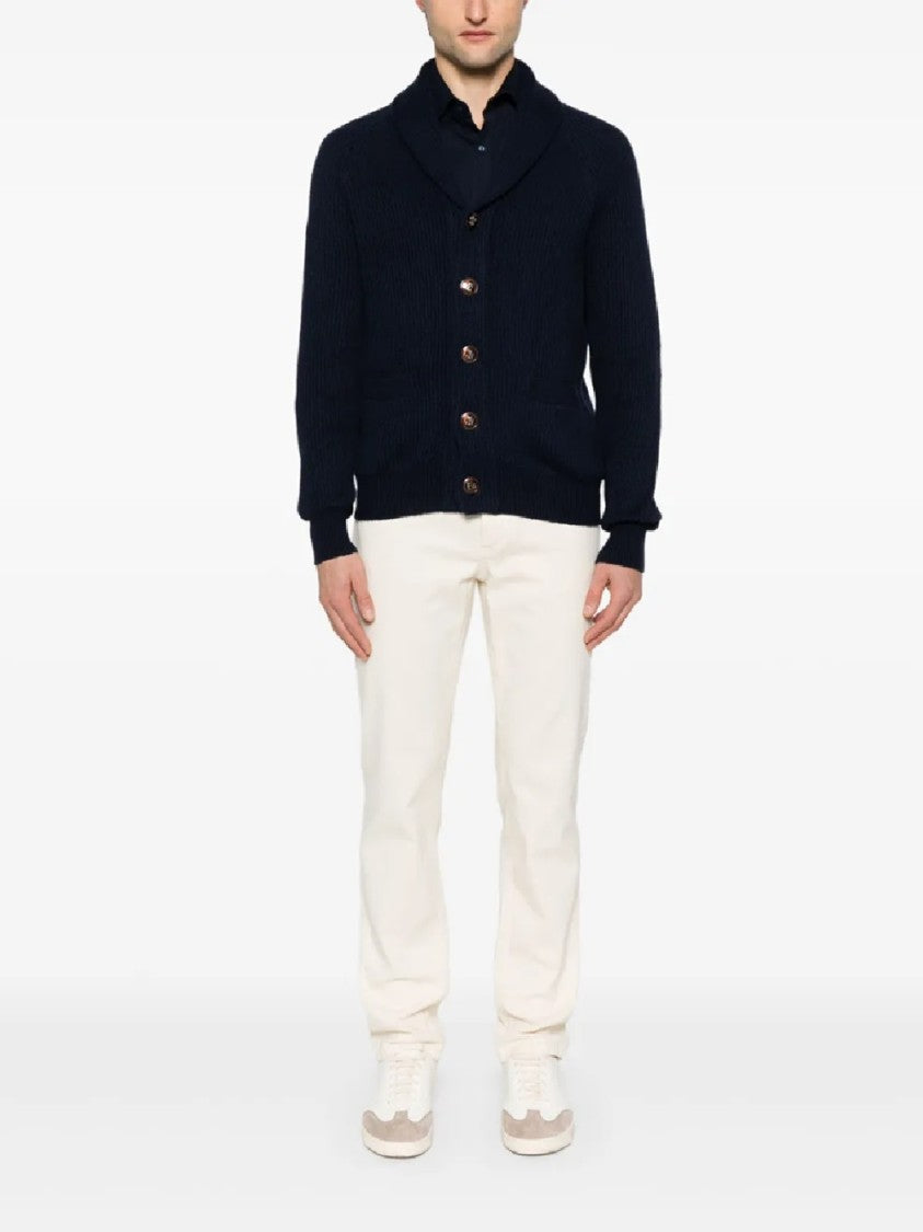 Brunello Cucinelli Textured Knit Cardigan