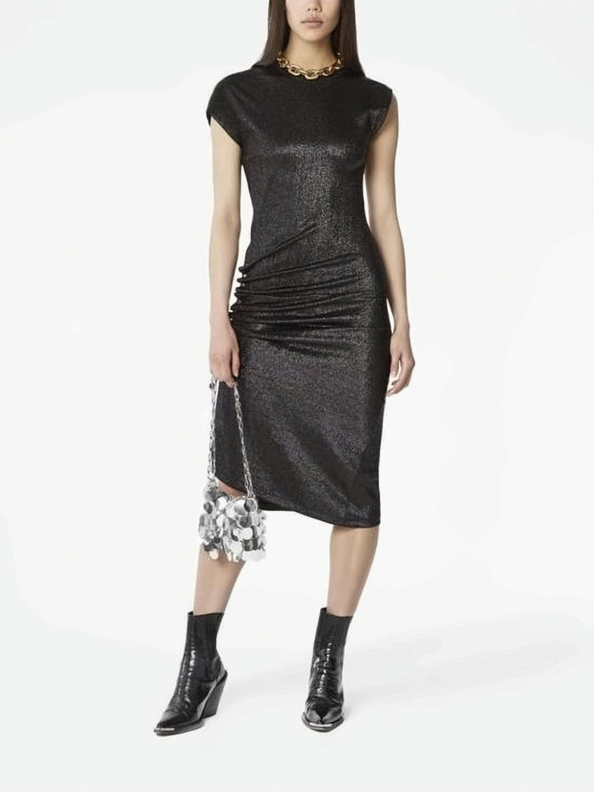 Paco Rabanne Reflective Disc Clutch With Chain Strap