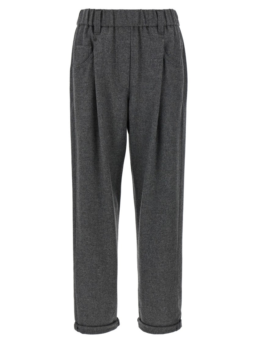 Brunello Cucinelli Wool And Cashmere Pants