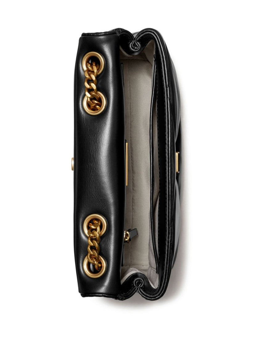 Tory Burch Black Kira Small Diamond Quilting Shoulder Bag