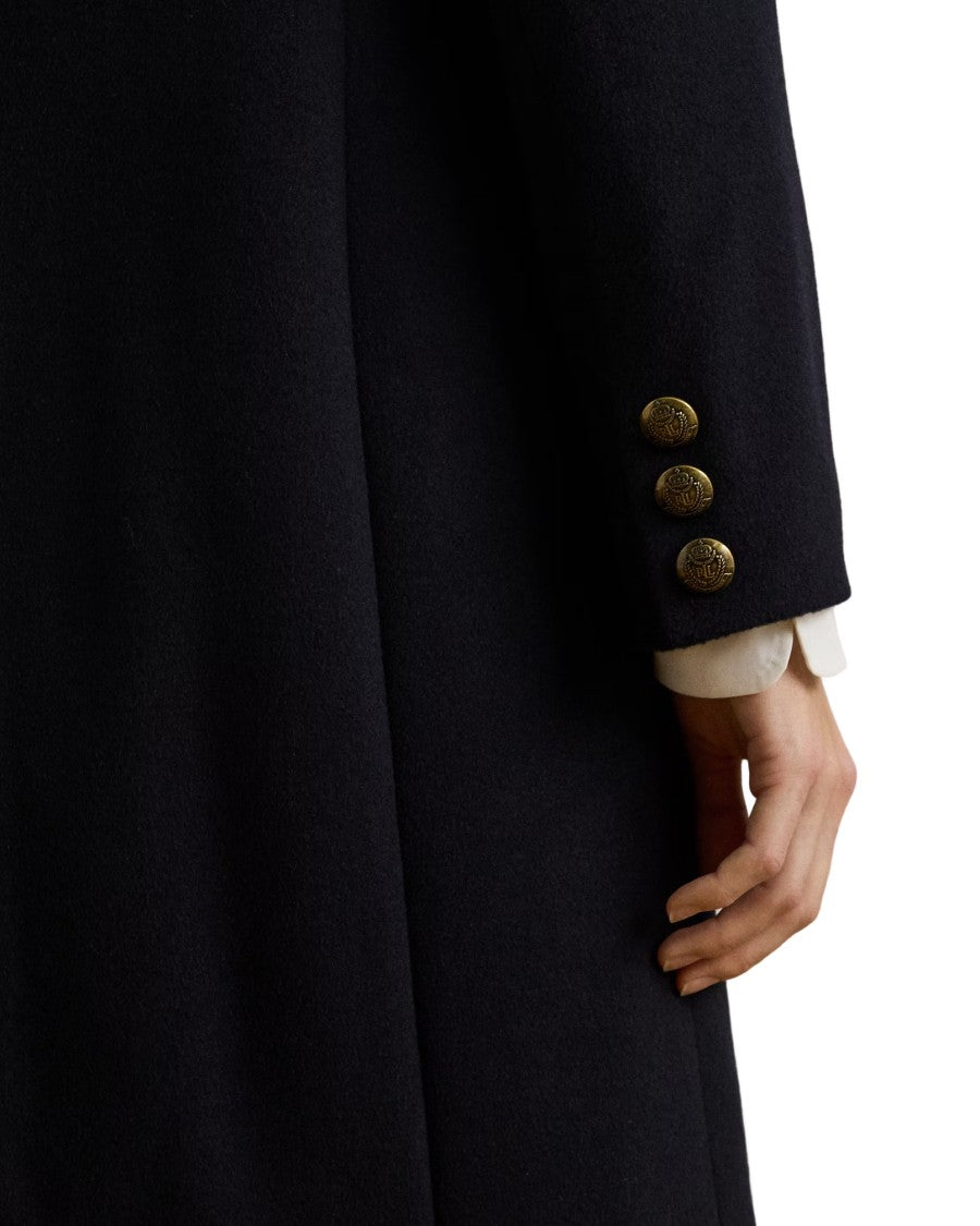 Lauren Ralph Lauren Crested Wool-Lined Coat With Tailored Fit