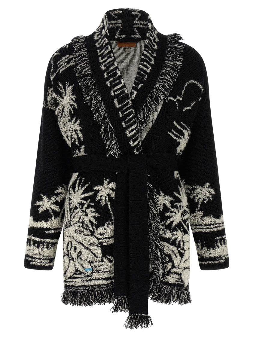 Alanui 'Palm Grove Tales' Cardigan