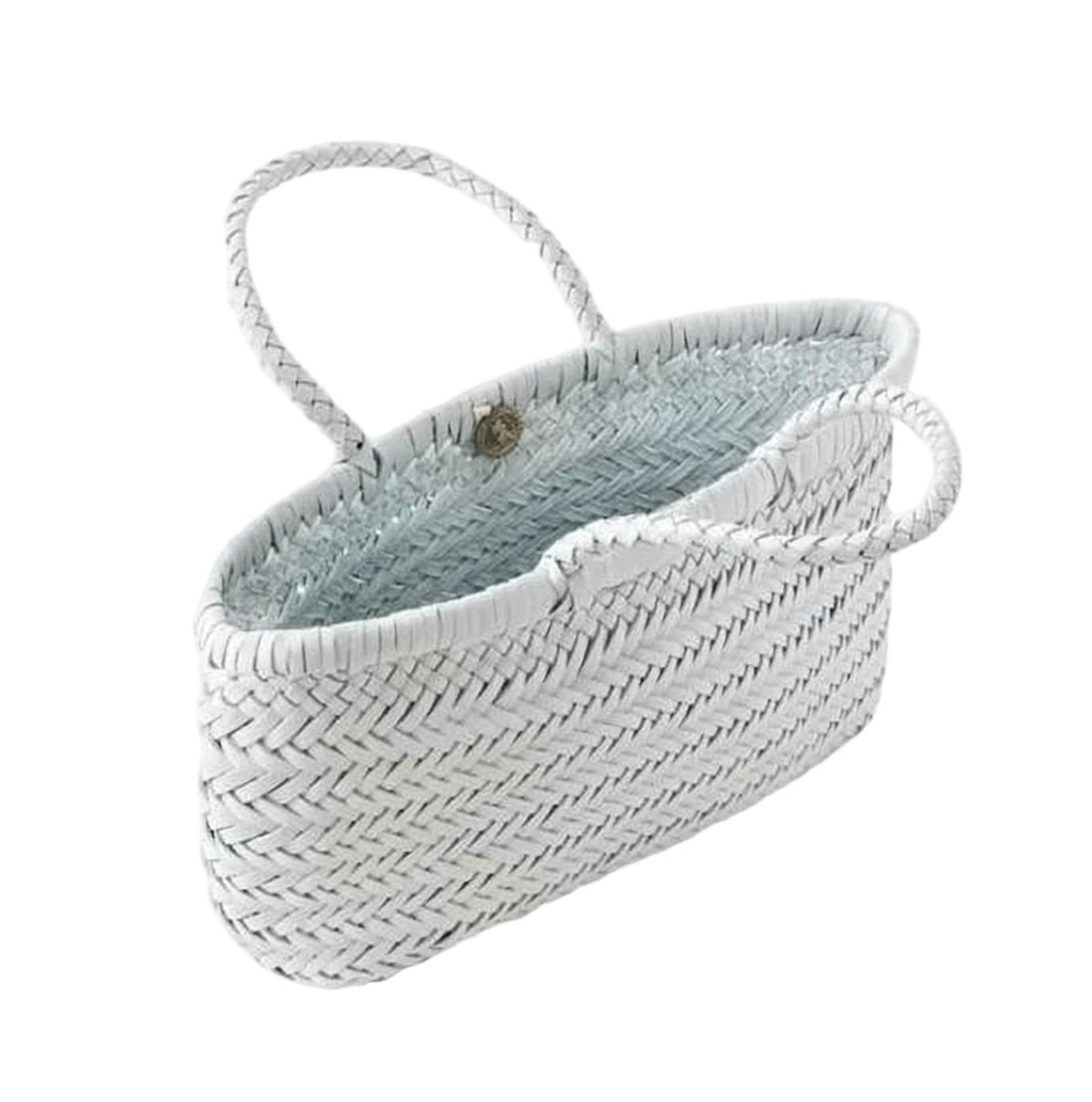 Dragon Diffusion Woven Buffalo Leather Shoulder Bag